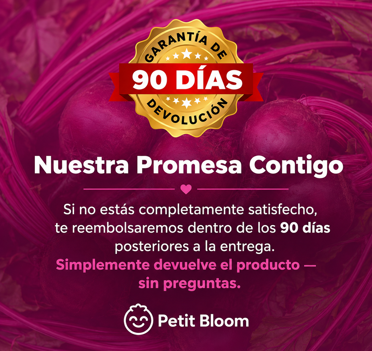 Cápsulas de Remolacha Petit Bloom para Favorecer la Circulación y la Vitalidad*