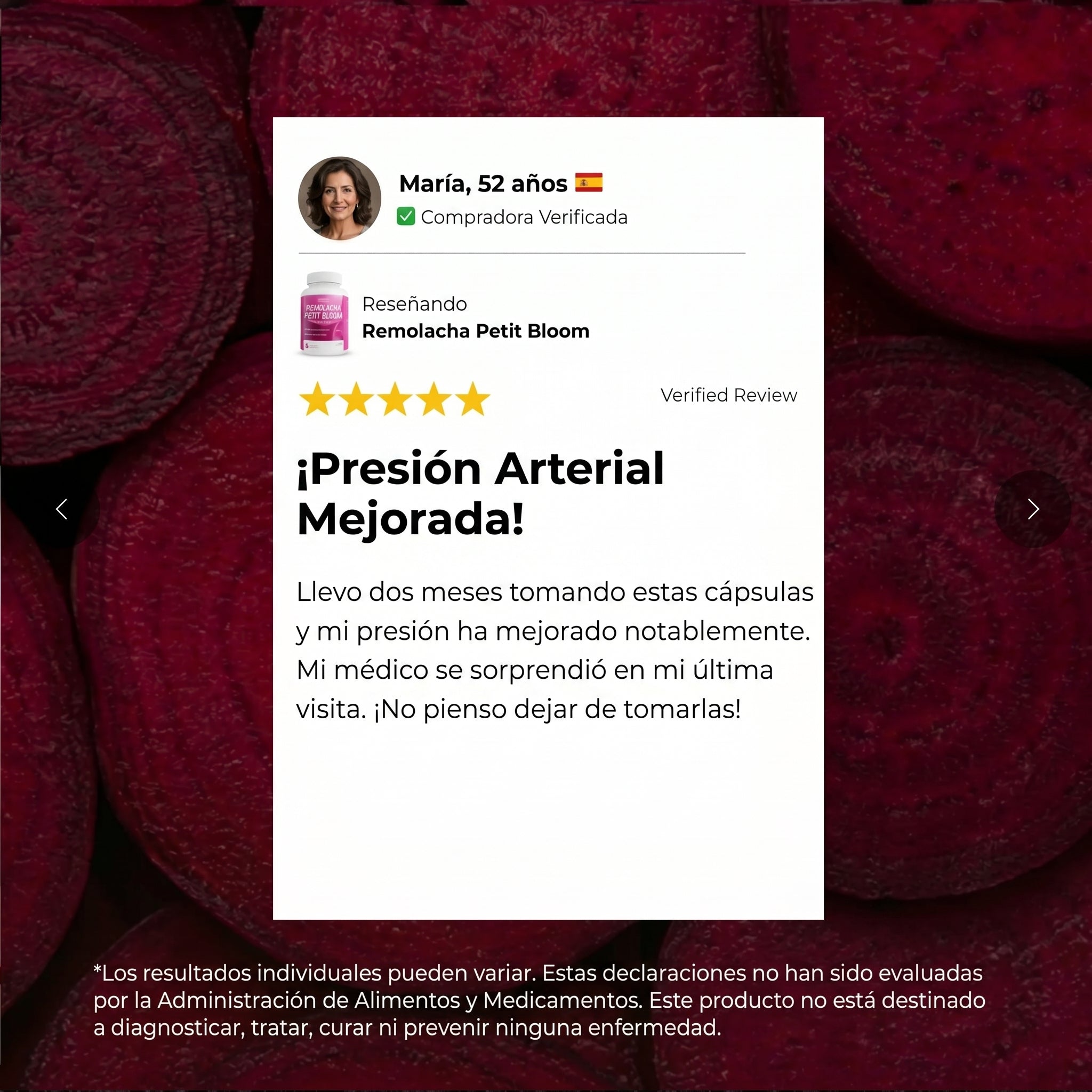 Cápsulas de Remolacha Petit Bloom para Favorecer la Circulación y la Vitalidad*
